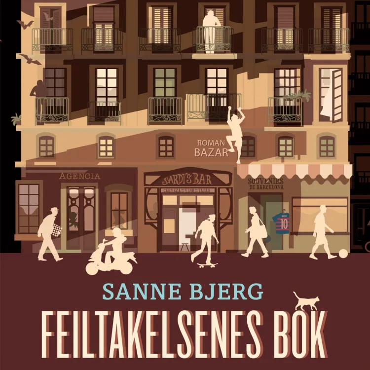 Omslag Feiltakelsenes bok av Sanne Bjerg (Lydbok)