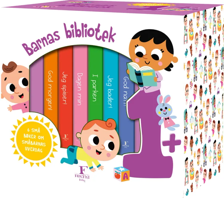Omslag Barnas bibliotek 1+ av Tiago Americo (Innbundet)