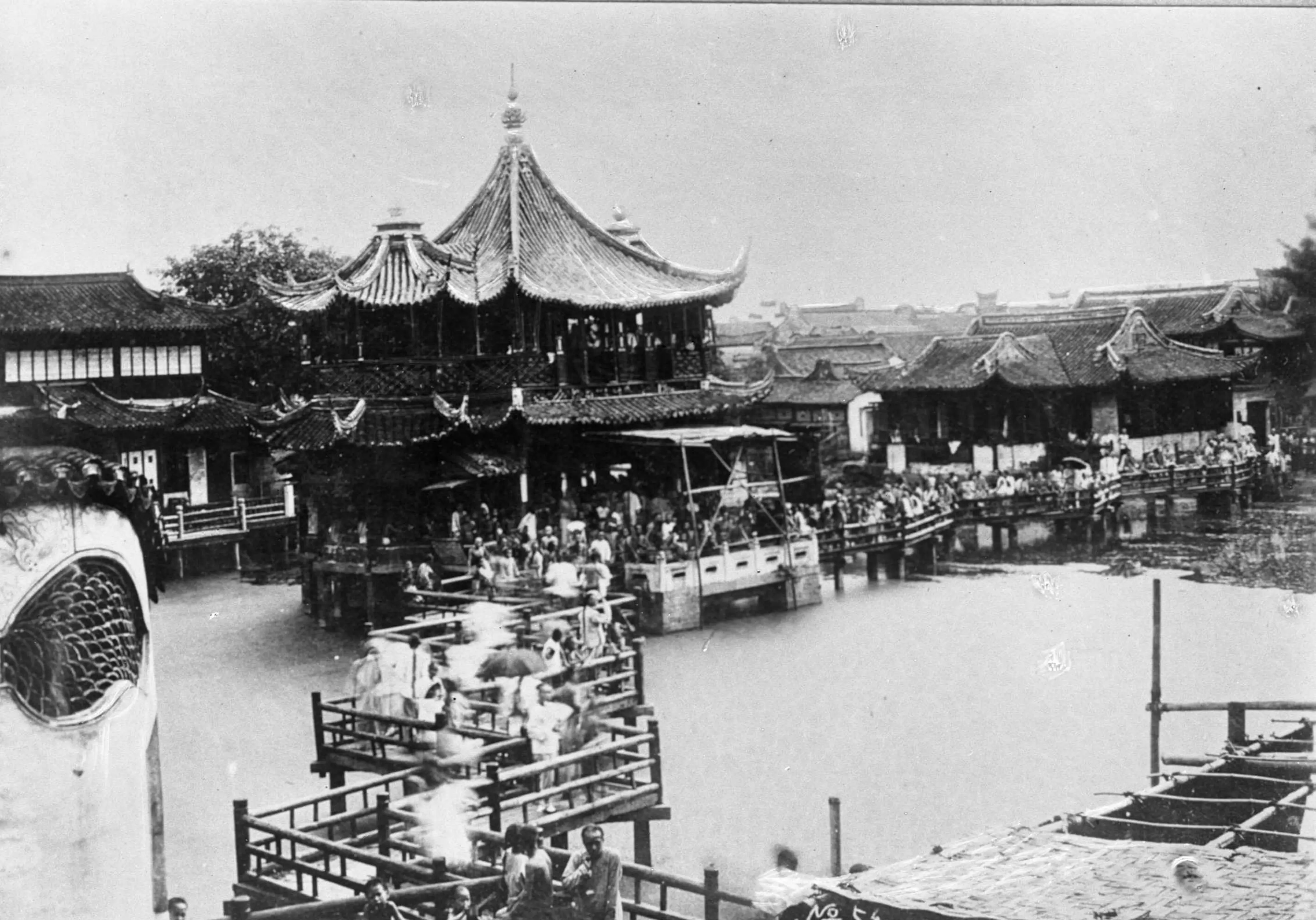Shanghai ca. 1900. Foto: Worm-Petersen, Severin, Norsk Teknisk Museum