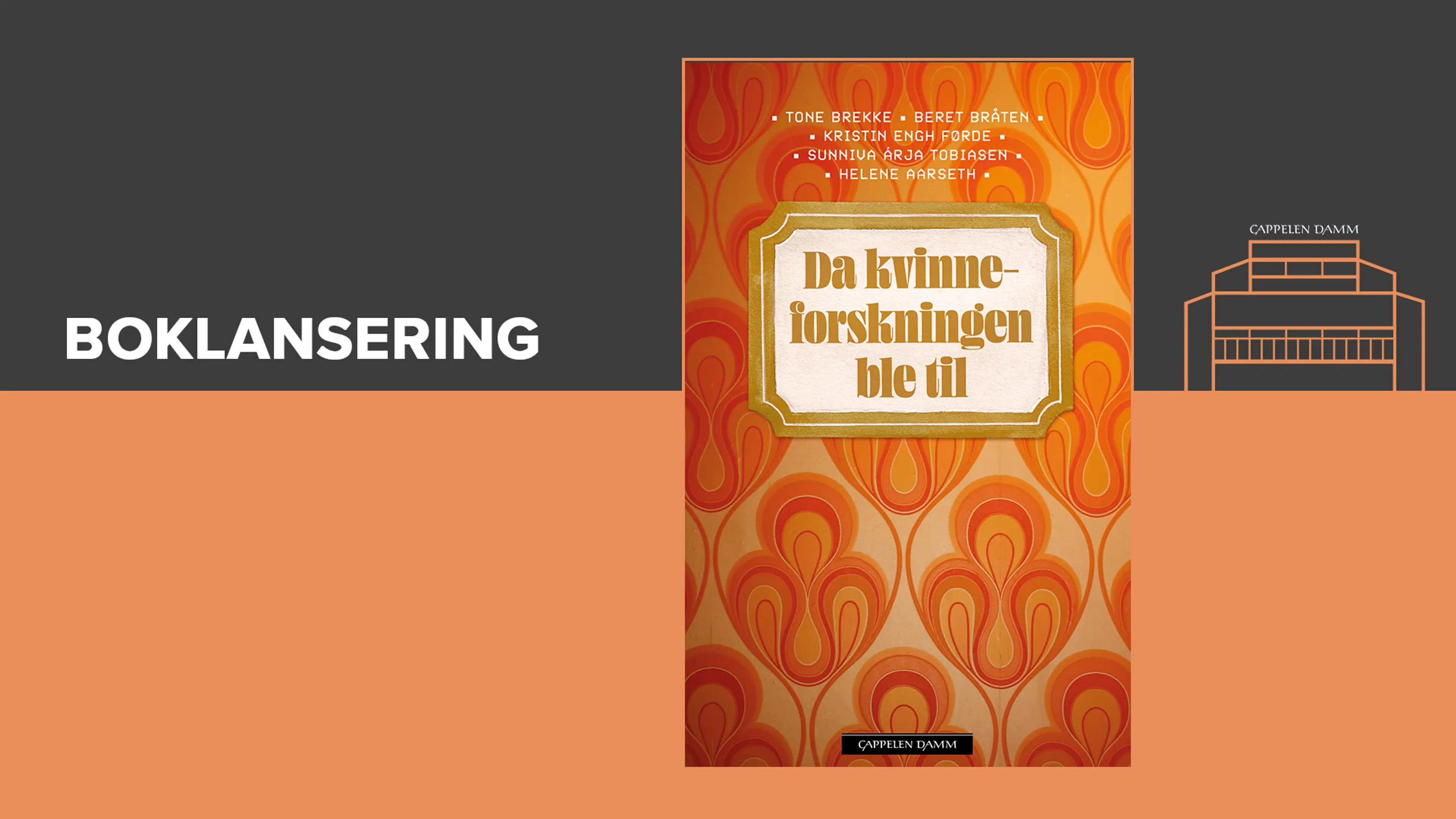 Boklansering: Da kvinneforskningen ble til