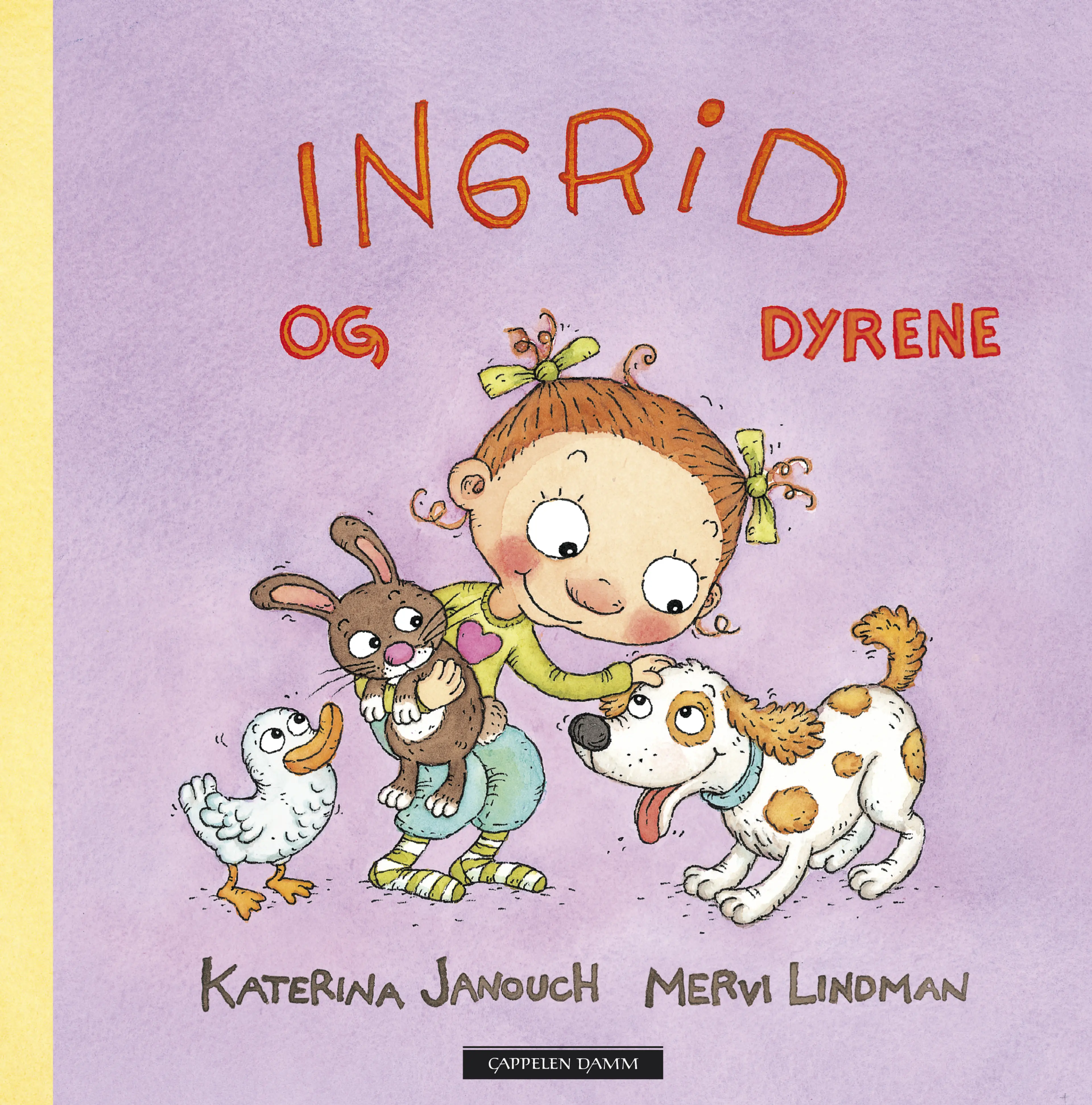 Omslag Ingrid og dyrene av Katerina Janouch (Innbundet)