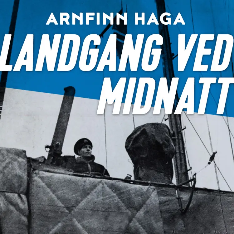Omslag Landgang ved midnatt av Arnfinn Haga (Lydbok)