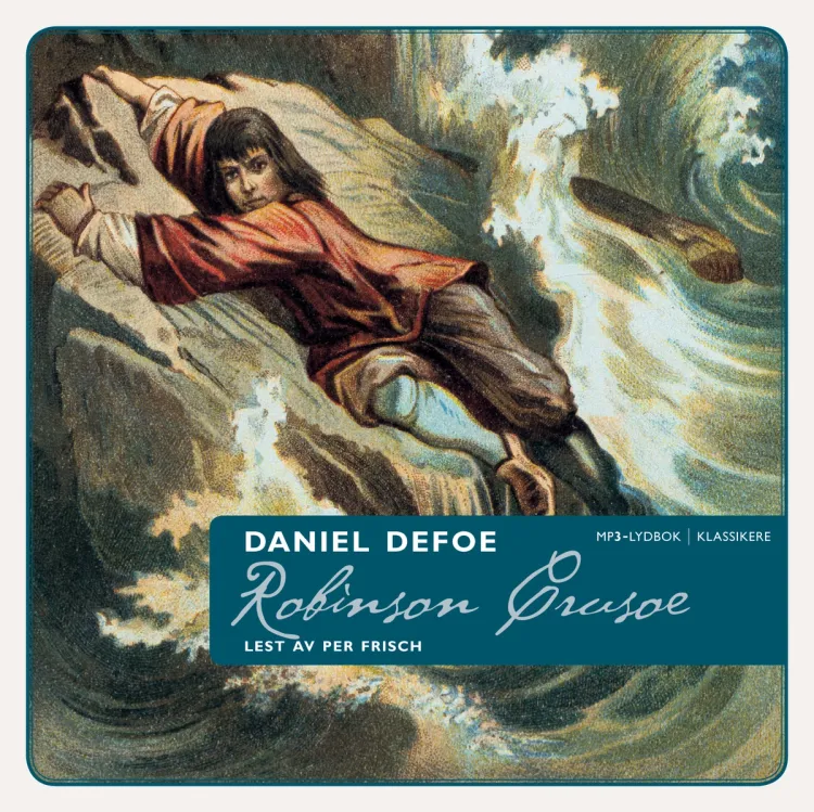Omslag Robinson Crusoe av Daniel Defoe (CD)