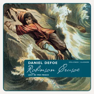 Omslag Robinson Crusoe av Daniel Defoe (CD)