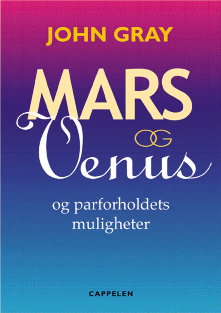 Omslag Mars og Venus og parforholdets mulighet. av John Gray (Innbundet)