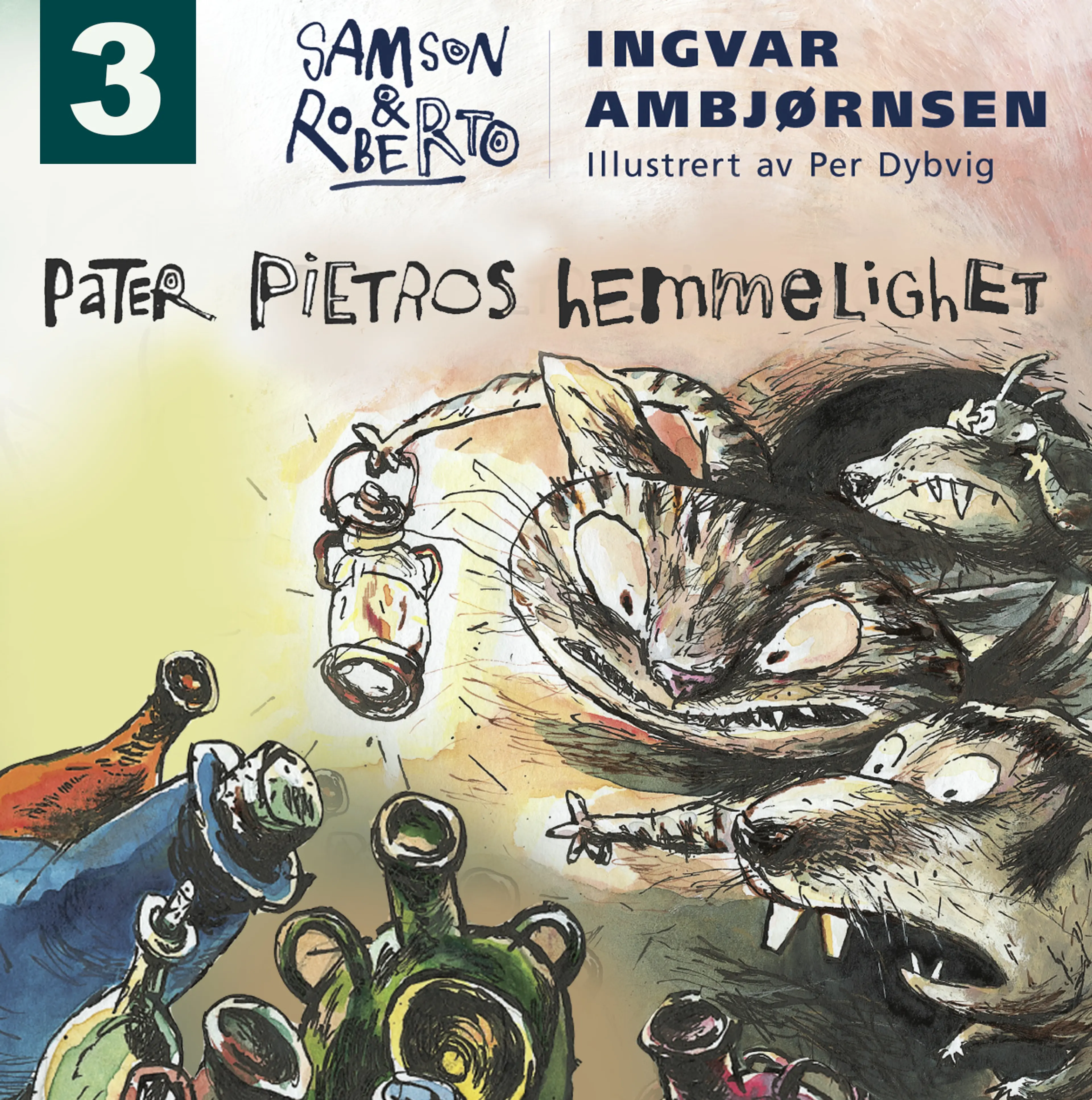 Omslag Pater Pietros hemmelighet av Ingvar Ambjørnsen (Lydbok)