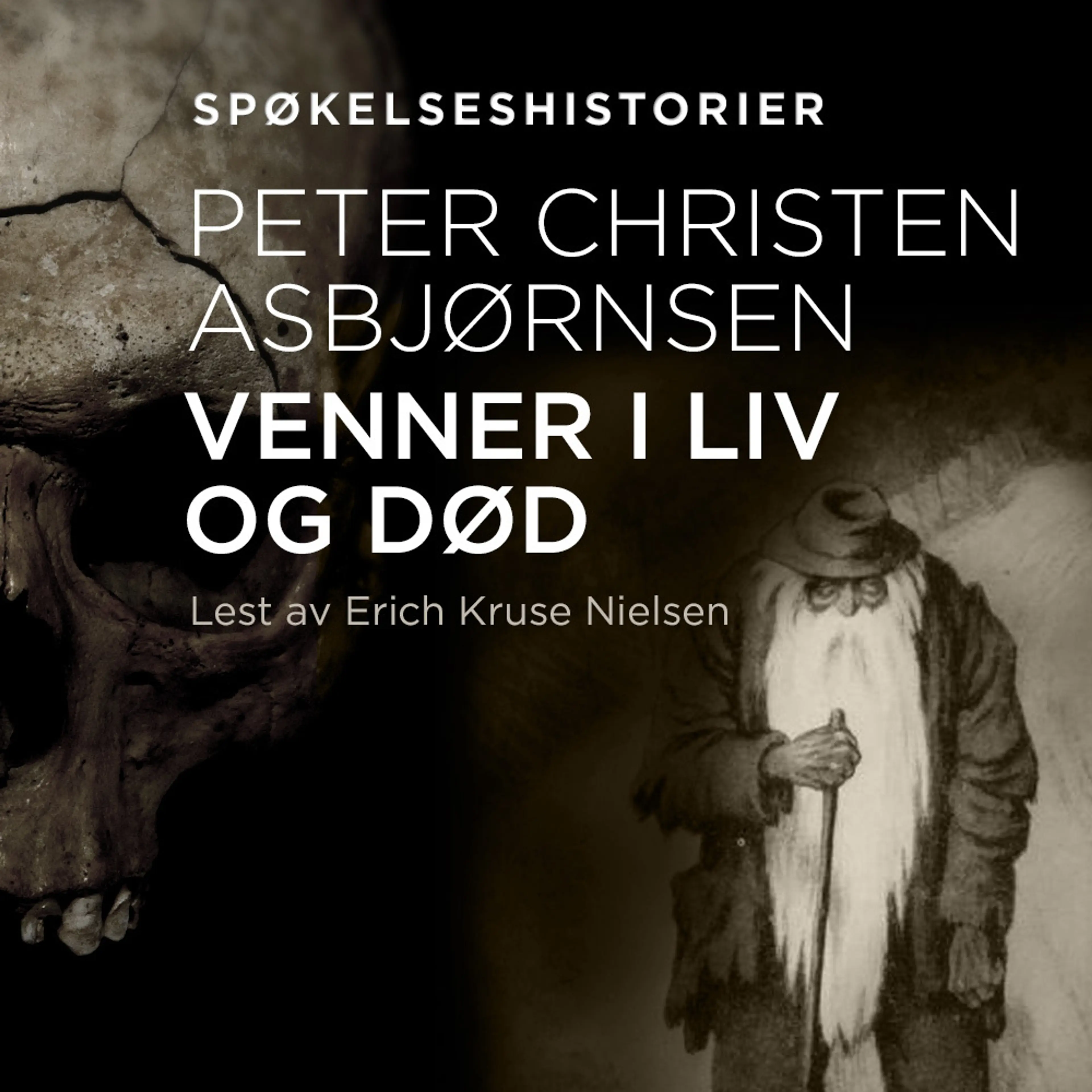 Omslag Venner i liv og død av Peter Christen Asbjørnsen (Lydbok)