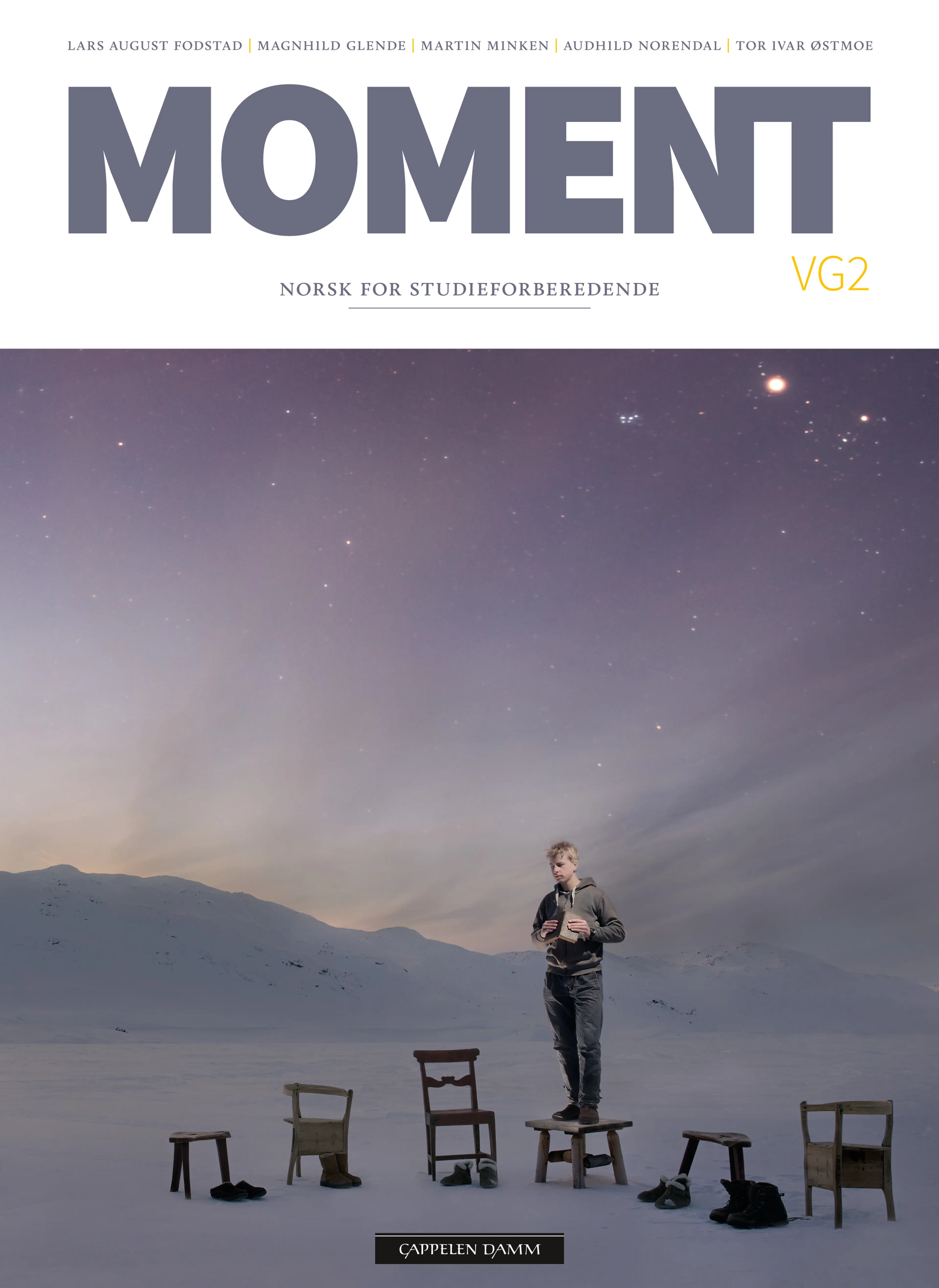 Omslag Moment VG2 av Fodstad, Norendal, Minken, Glende, Østmoe og Berge (Innbundet)