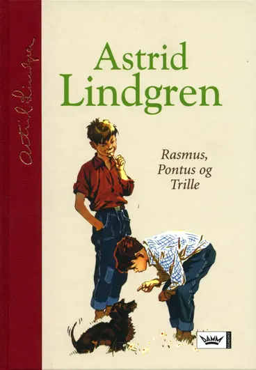 Omslag Rasmus, Pontus og Trille av Astrid Lindgren (Innbundet)