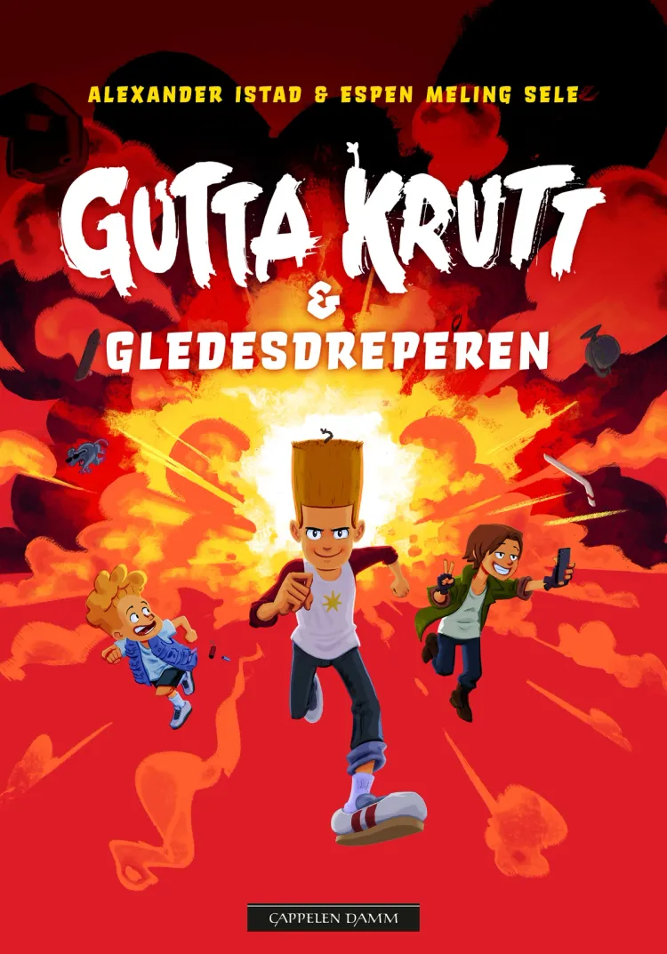 Omslag Gutta Krutt og gledesdreperen av Alexander Istad (Ebok)