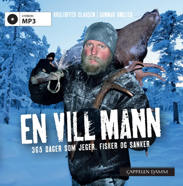 Omslag En vill mann av Kristoffer Clausen og Gunnar Omsted (Lydbok)