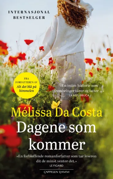 Omslag Dagene som kommer av Mélissa Da Costa (Innbundet)