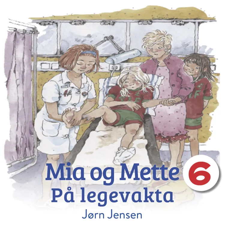 Omslag Mia og Mette på legevakten av Jørn Jensen (Lydbok)