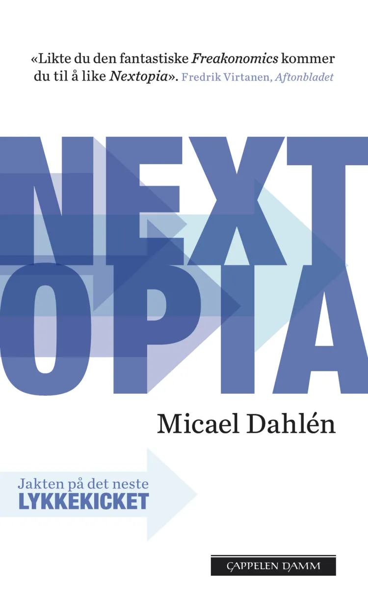 Omslag Nextopia av Micael Dahlén (Heftet)