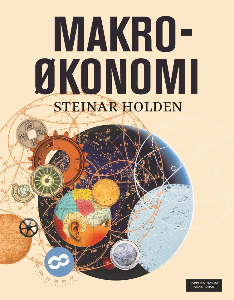 Omslag Makroøkonomi av Steinar Holden (Innbundet)