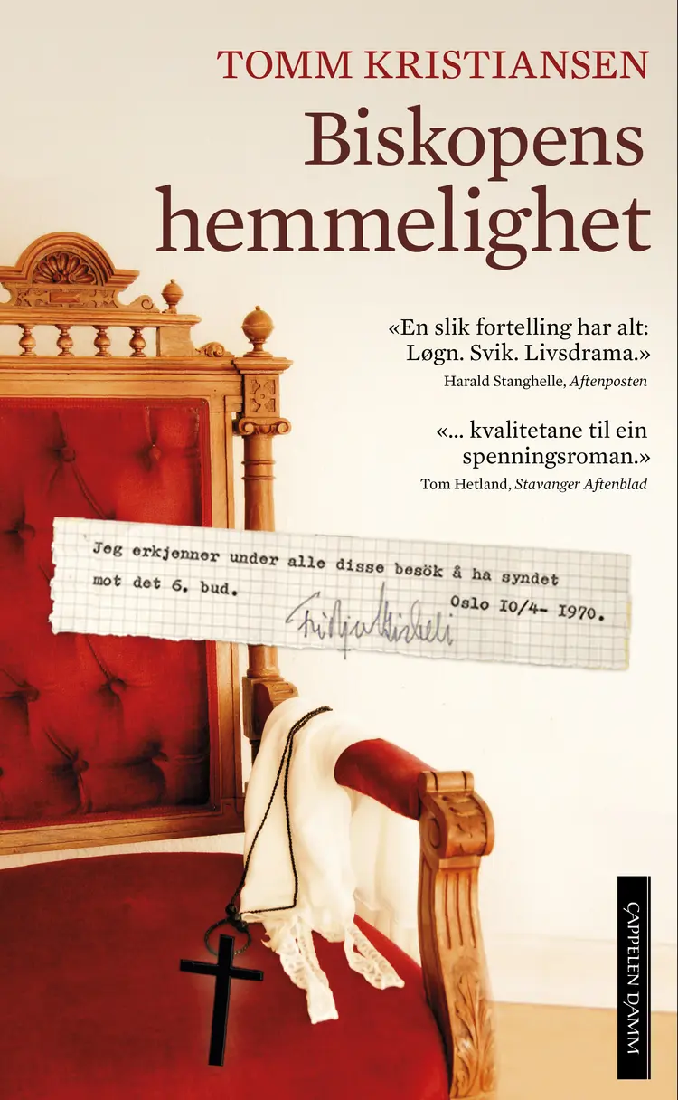 Omslag Biskopens hemmelighet av Tomm Kristiansen (Ebok)