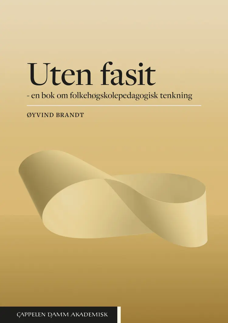 Omslag Uten fasit av Øyvind Brandt (Heftet)