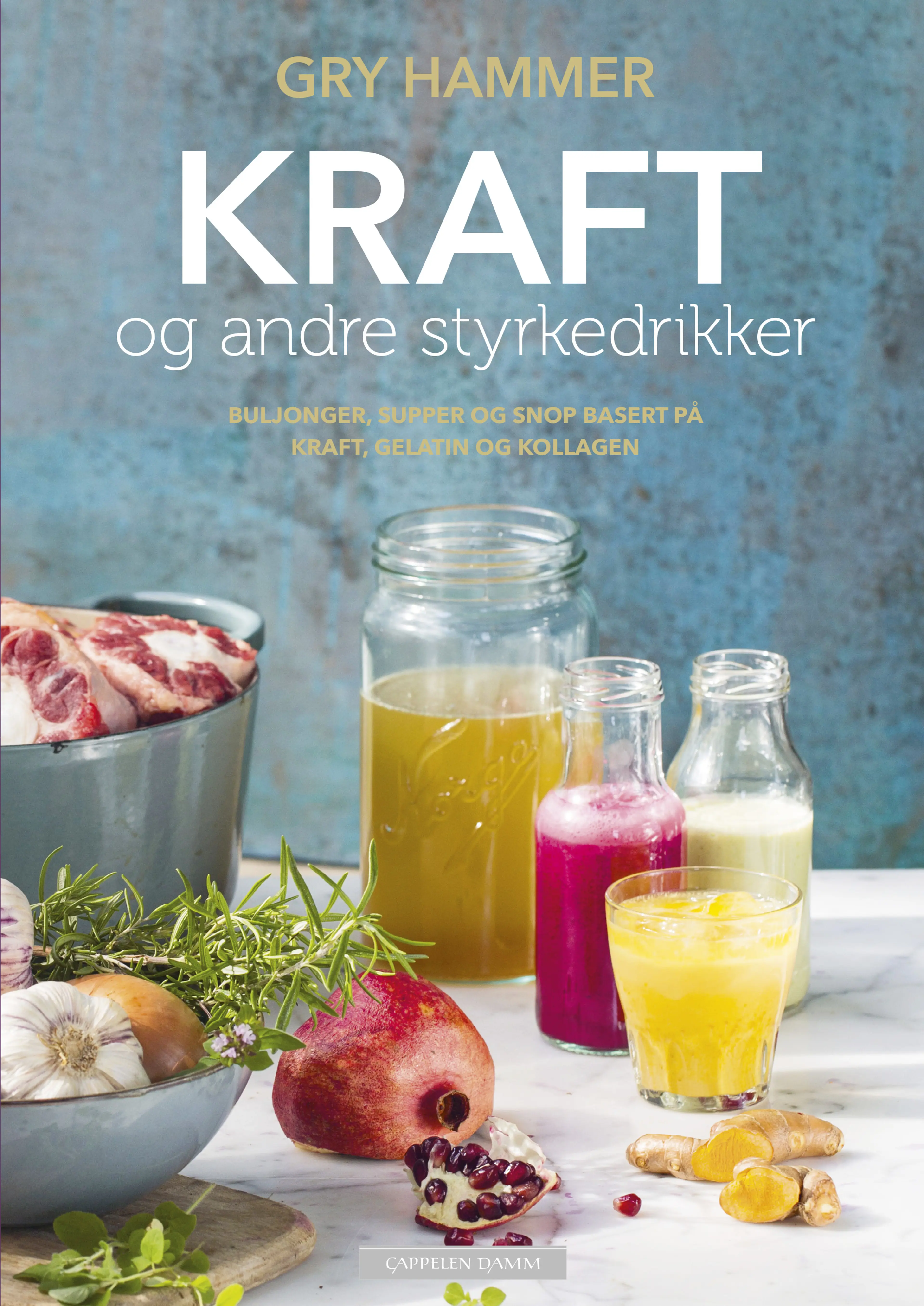 Omslag Kraft og andre styrkedrikker av Gry Hammer (Innbundet)