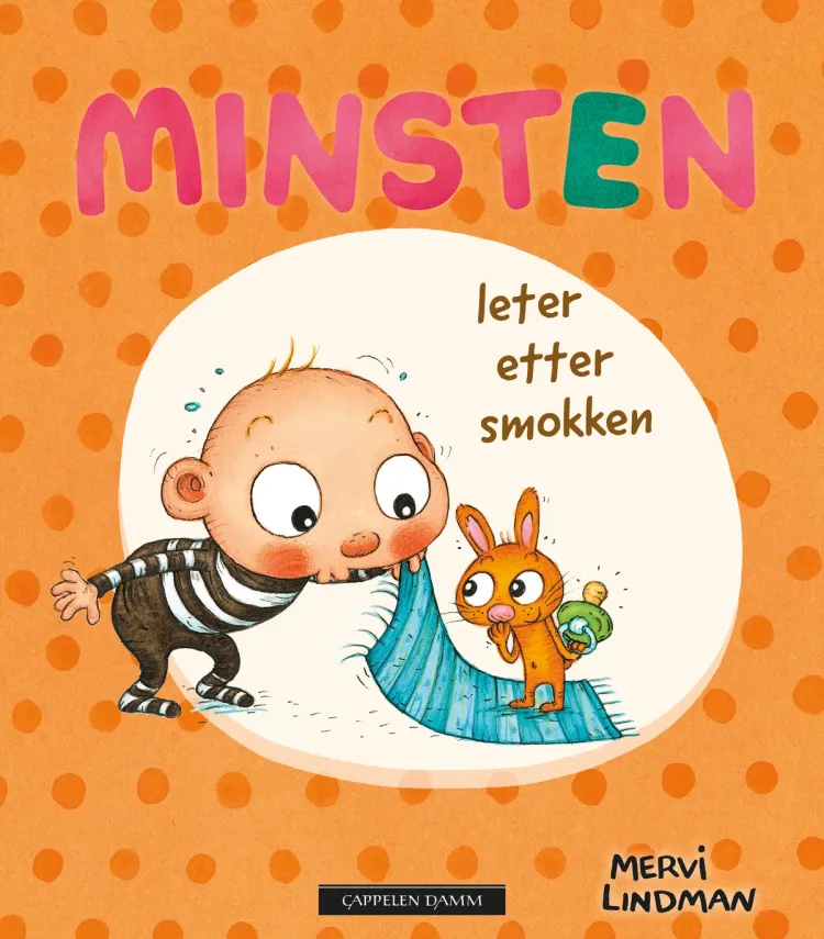 Omslag Minsten leter etter smokken av Mervi Lindman (Innbundet)