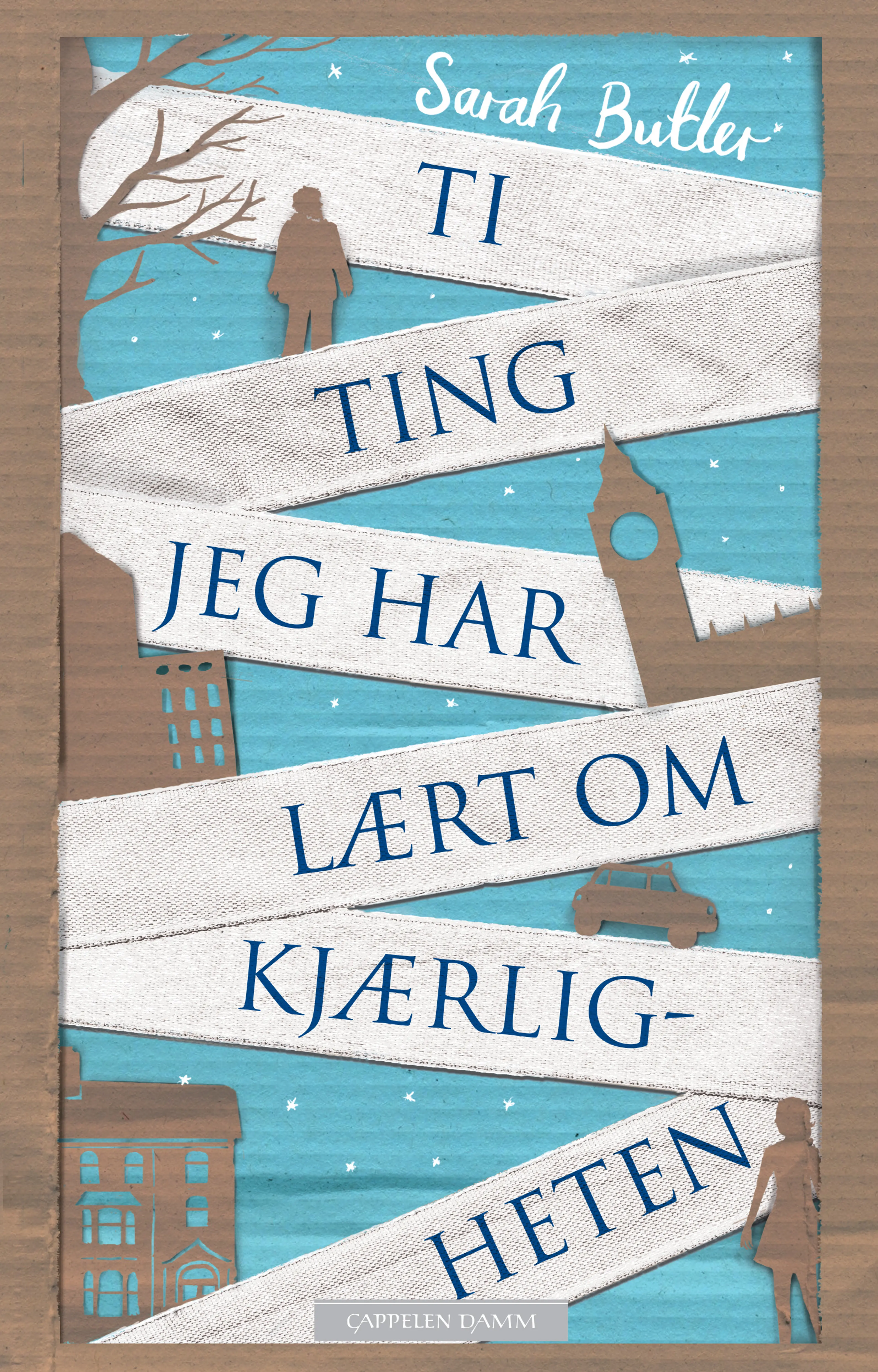 Omslag Ti ting jeg har lært om kjærligheten av Sarah Butler (Heftet)
