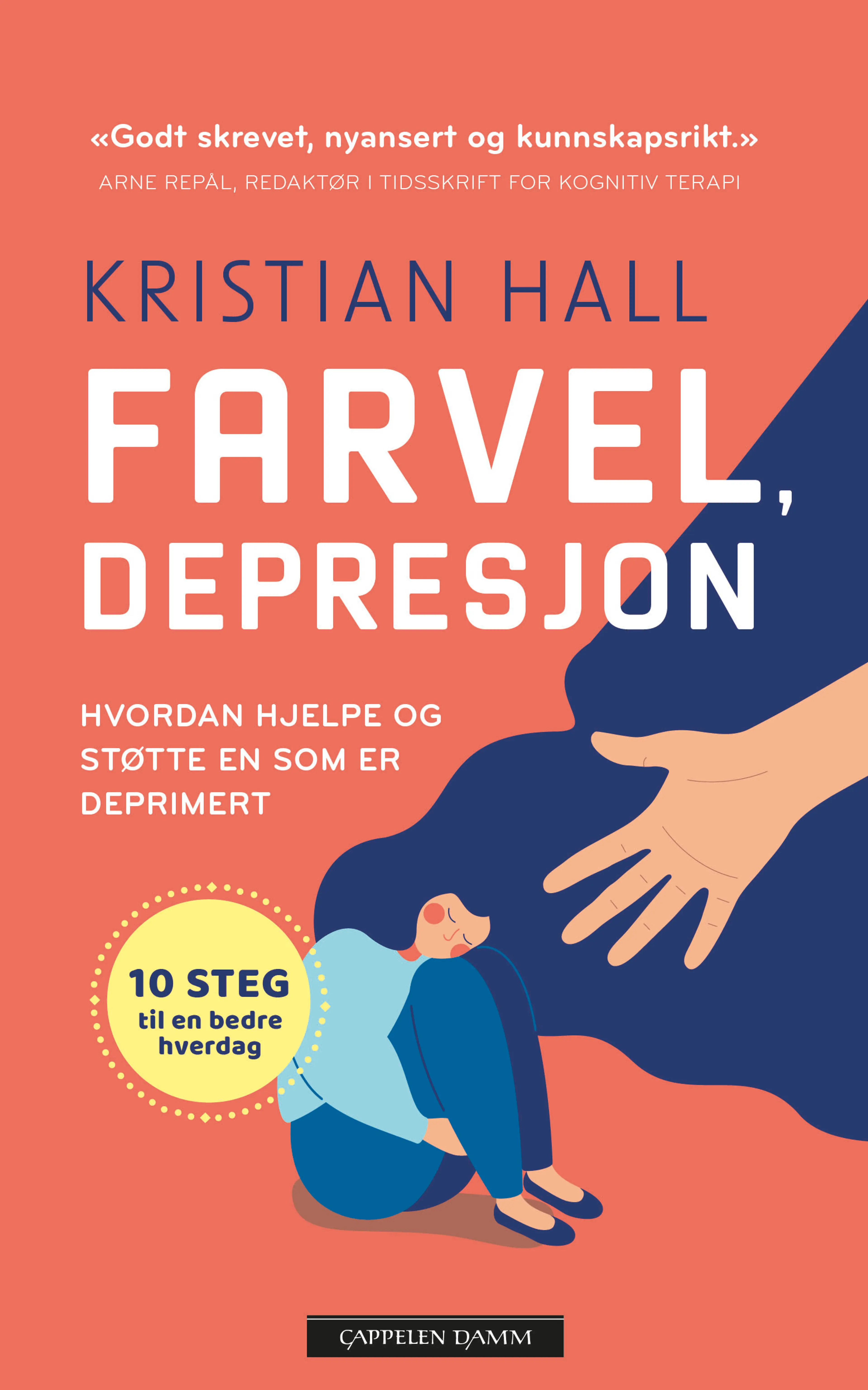 Omslag Farvel, depresjon av Kristian Hall (Ebok)