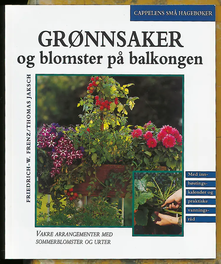 Omslag Grønnsaker/Cappelens små hagebøker av Friedrich W. Frenz og Thomas Jaksch (Heftet)
