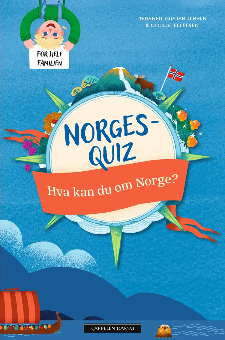 Omslag Norgesquiz - for hele familien av Taraneh Ghajar Jerven (Ebok)
