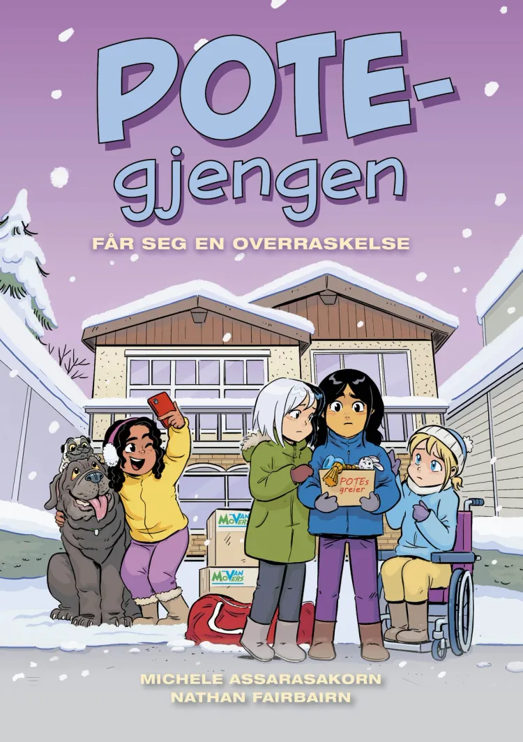 Omslag POTE-gjengen får seg en overraskelse av Michele Assarasakorn og Nathan Fairbairn (Innbundet)
