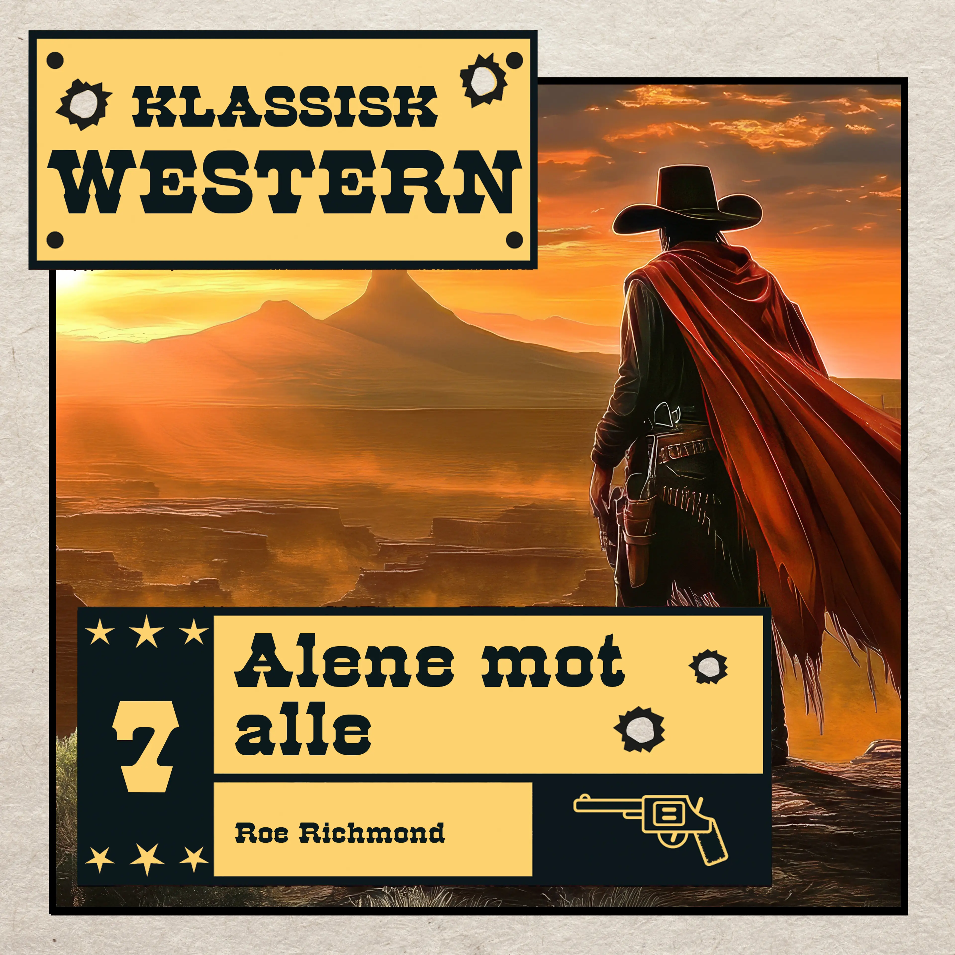 Omslag Alene mot alle av Roe Richmond (Lydbok)