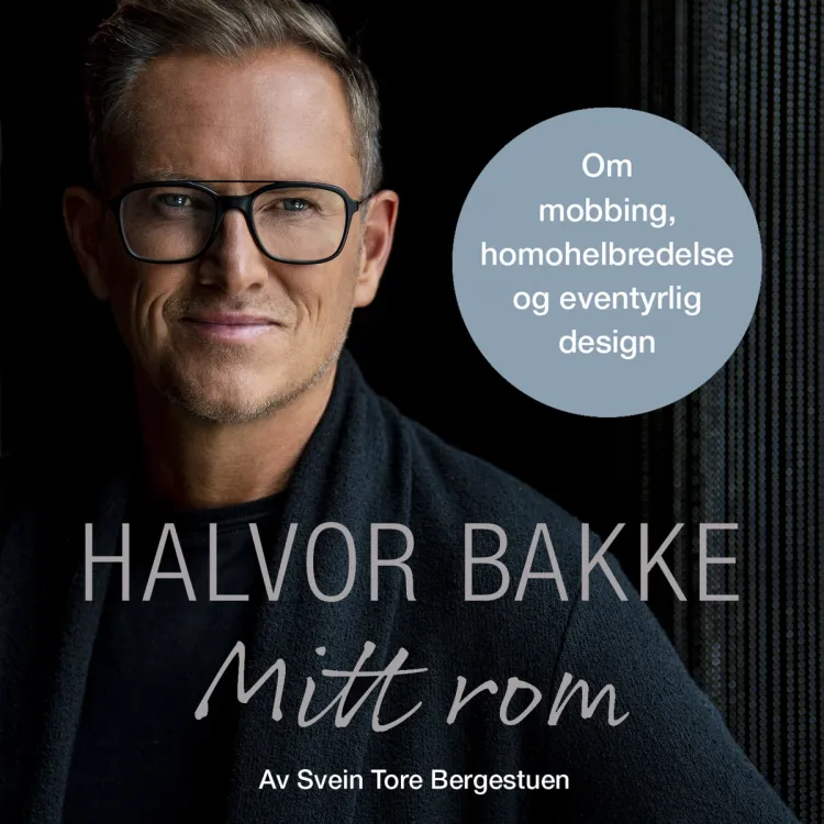 Omslag Halvor Bakke: Mitt rom - Om mobbing, homohelbredelse og eventyrlig design av Svein Tore Bergestuen (Lydbok)