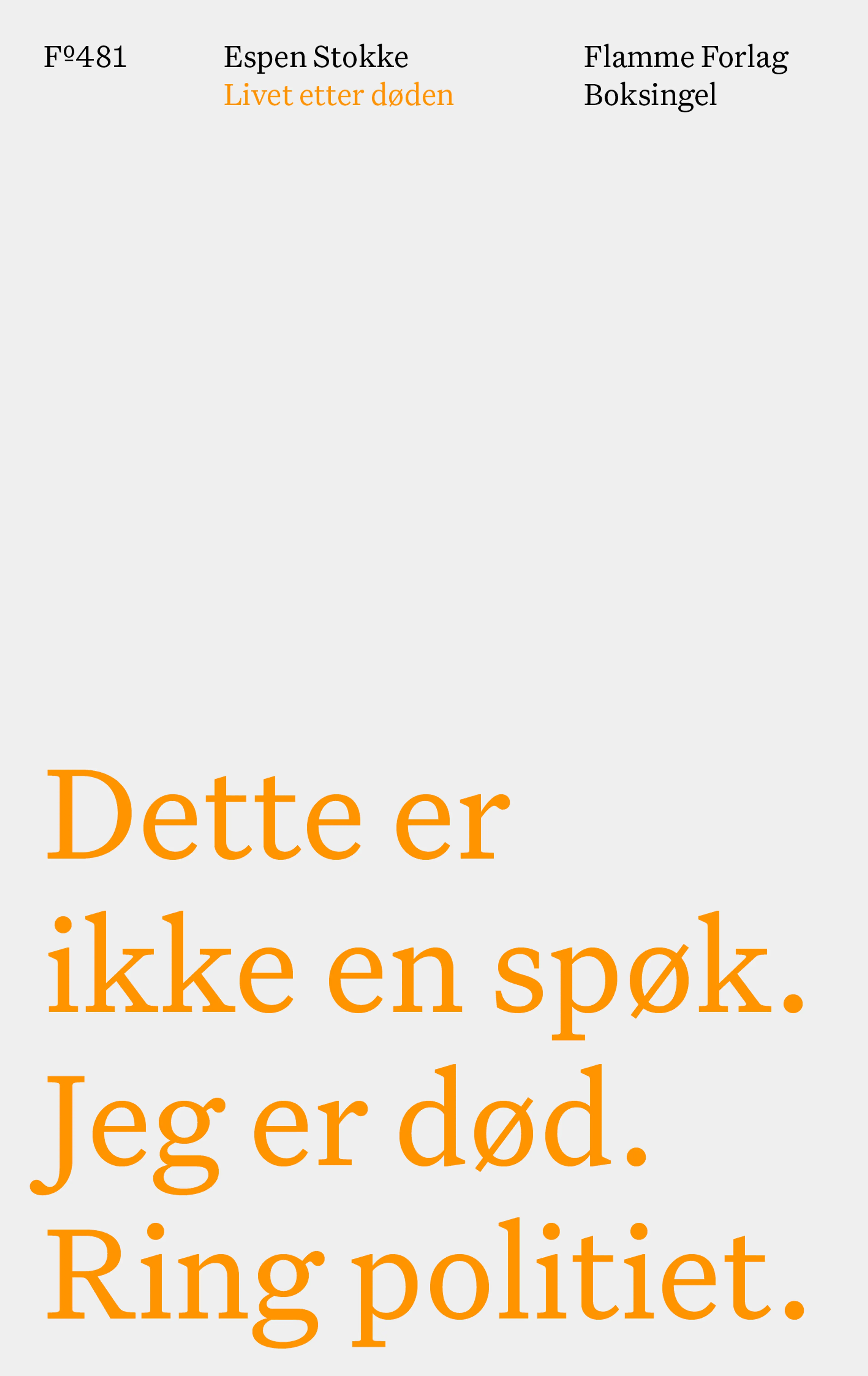 Omslag Livet etter døden av Espen Stokke (Heftet)
