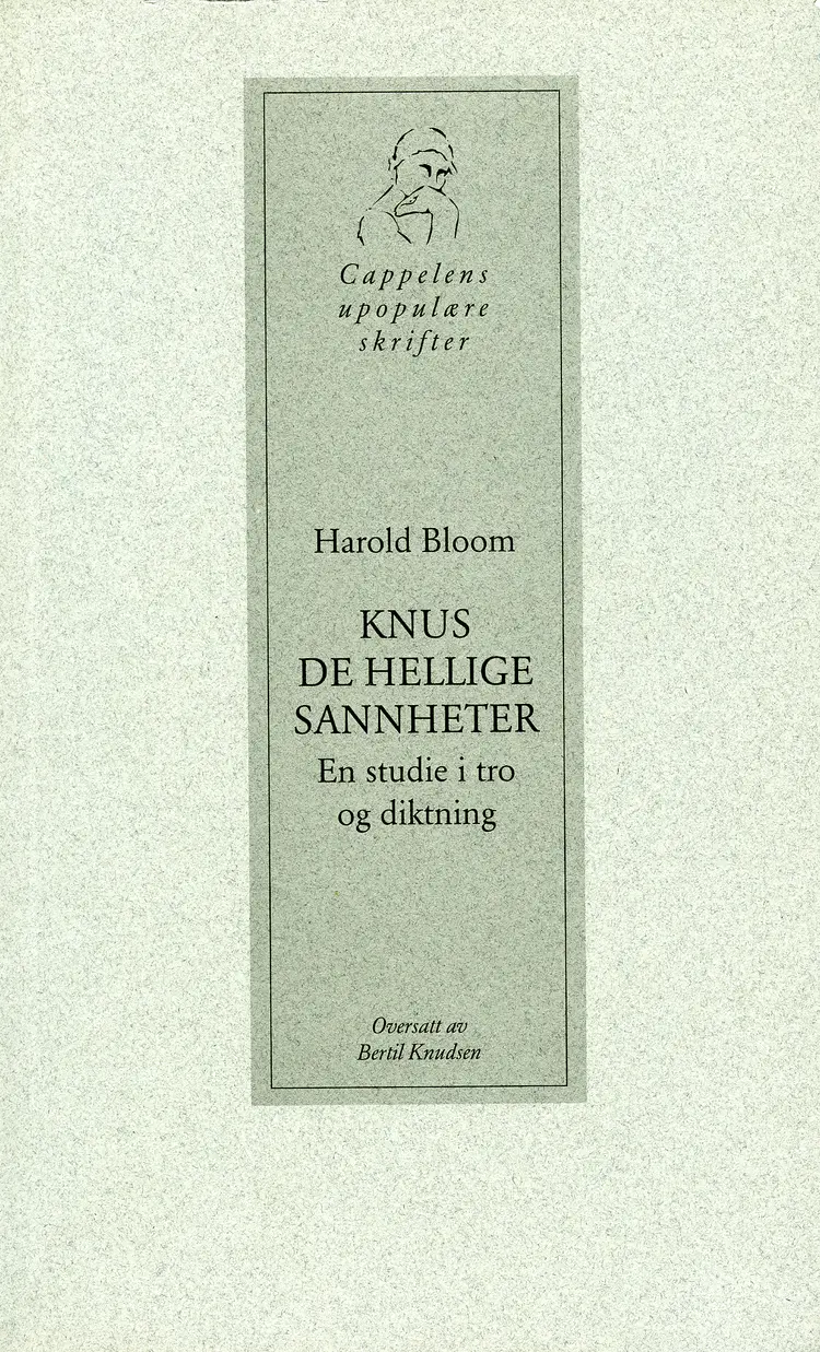 Omslag Knus de hellige sannheter av Harold Bloom (Heftet)