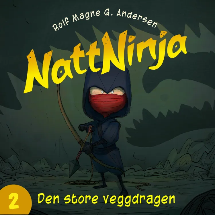 Omslag Nattninja - Den Store Veggdragen av Rolf Magne G. Andersen (Lydbok)