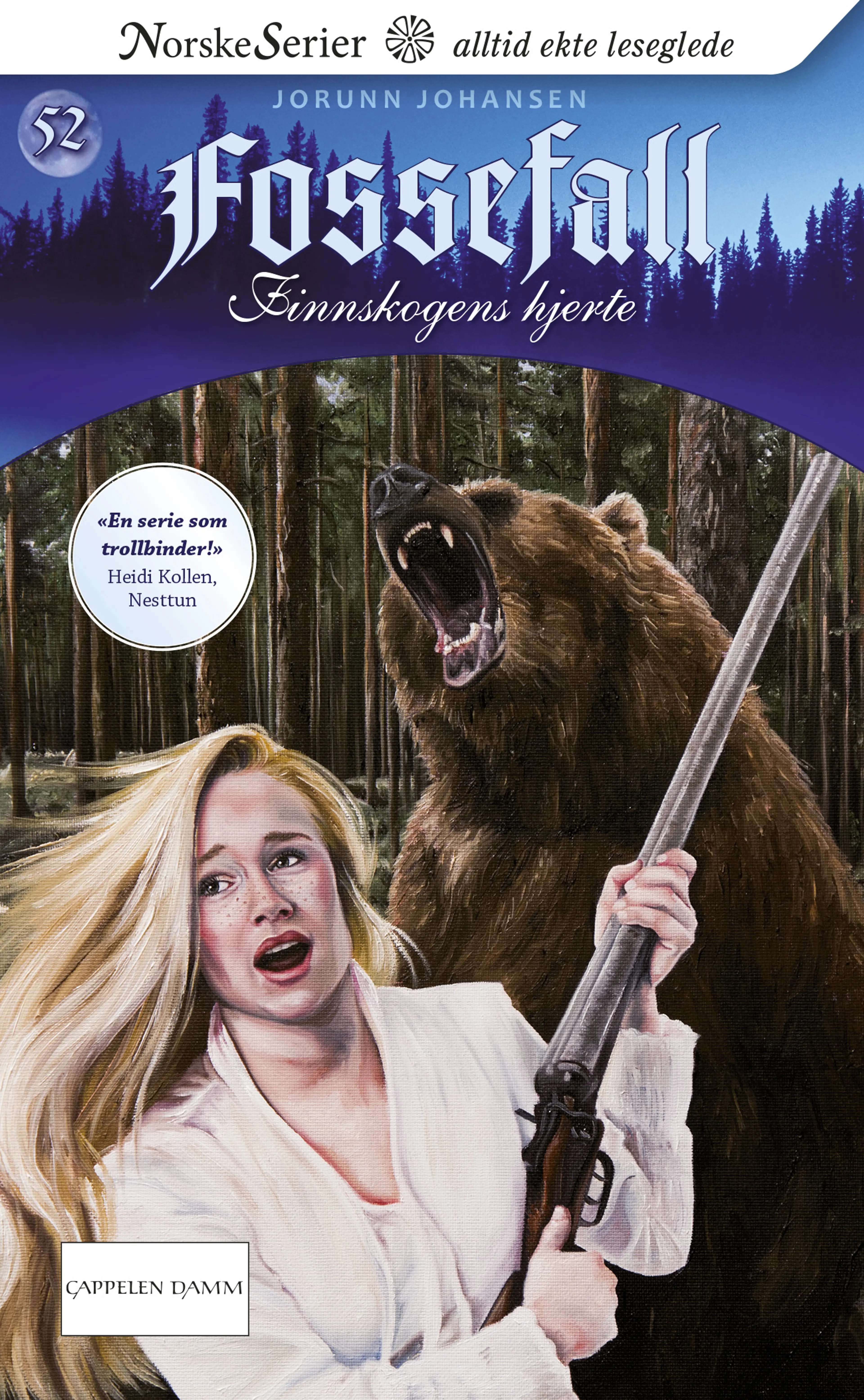 Omslag Finnskogens hjerte av Jorunn Johansen (Heftet)
