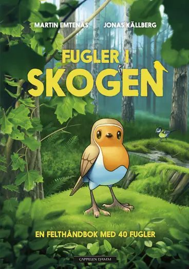 Omslag Fugler i skogen av Martin Emtenäs (Innbundet)