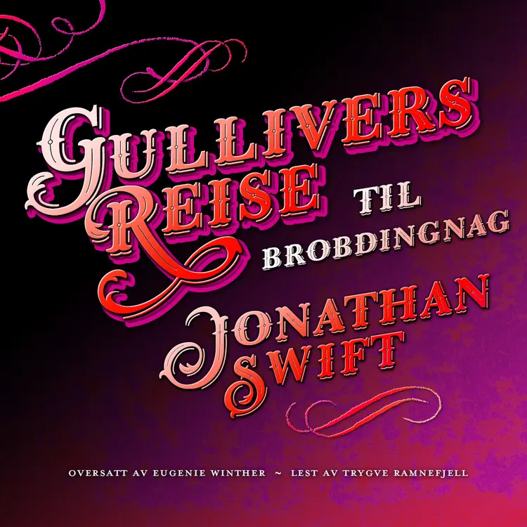 Omslag Gullivers reise til Brobdingnag av Jonathan Swift (Lydbok)