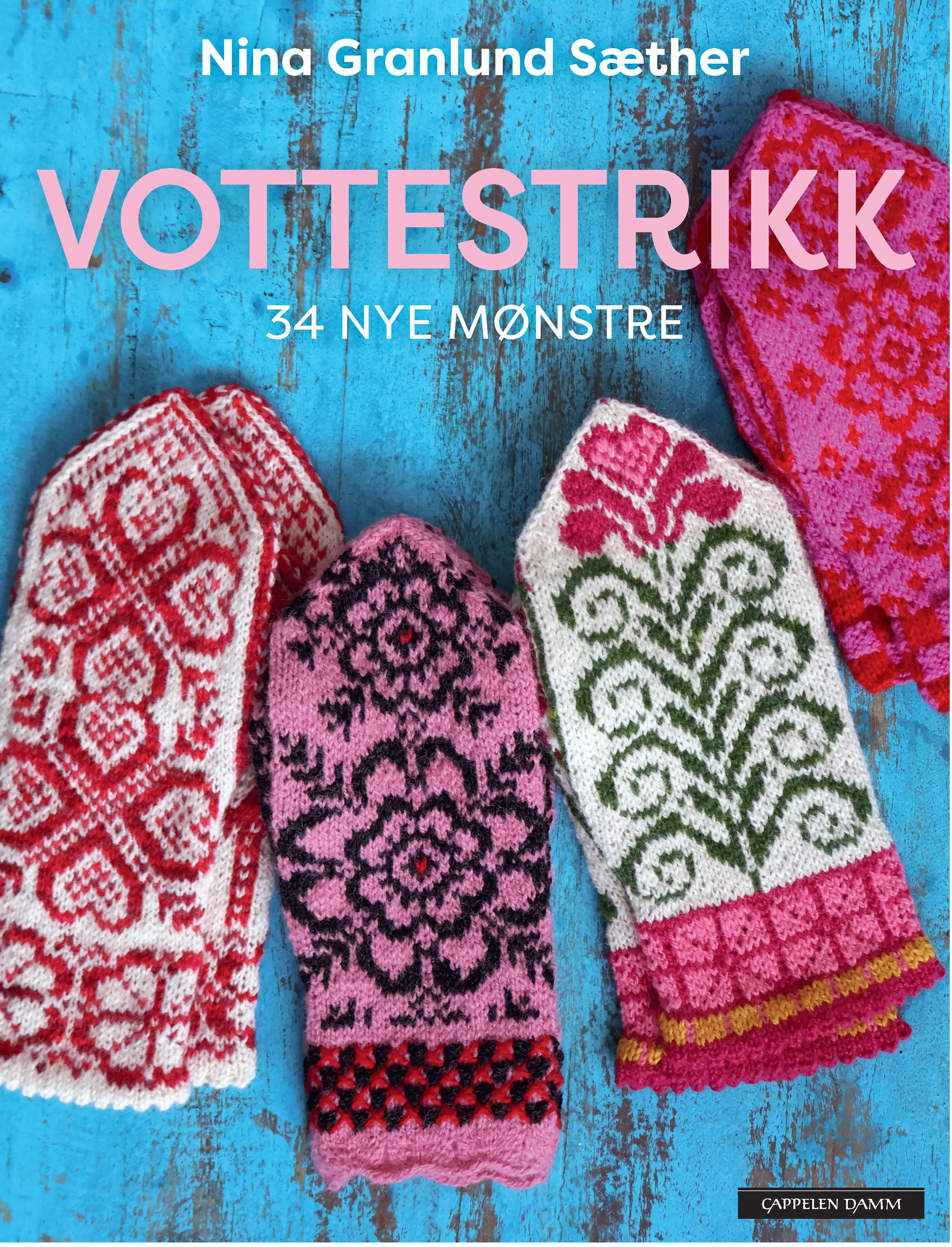 Omslag Vottestrikk av Nina Granlund Sæther (Innbundet)