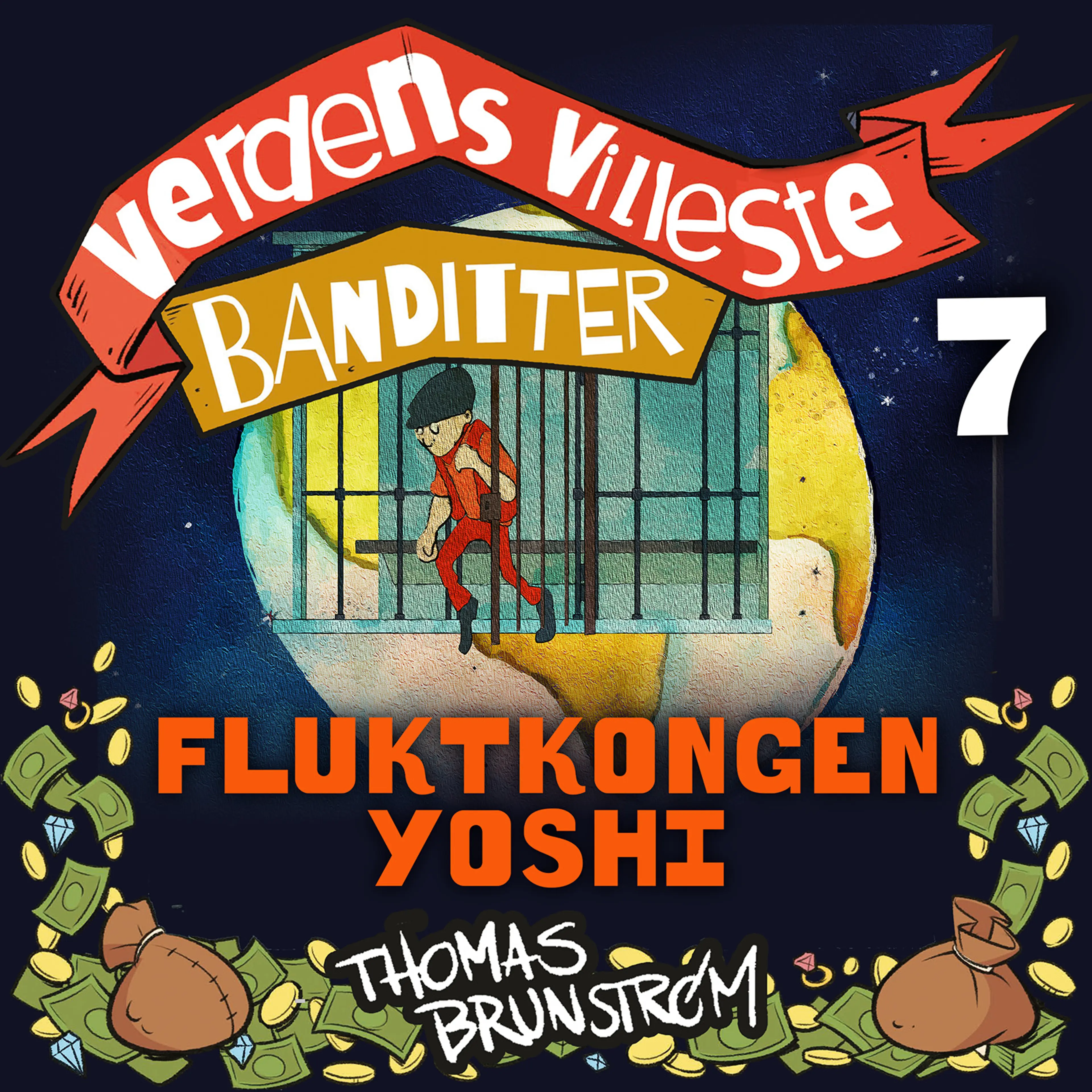 Omslag Fluktkongen Yoshie av Thomas Brunstrøm (Lydbok)