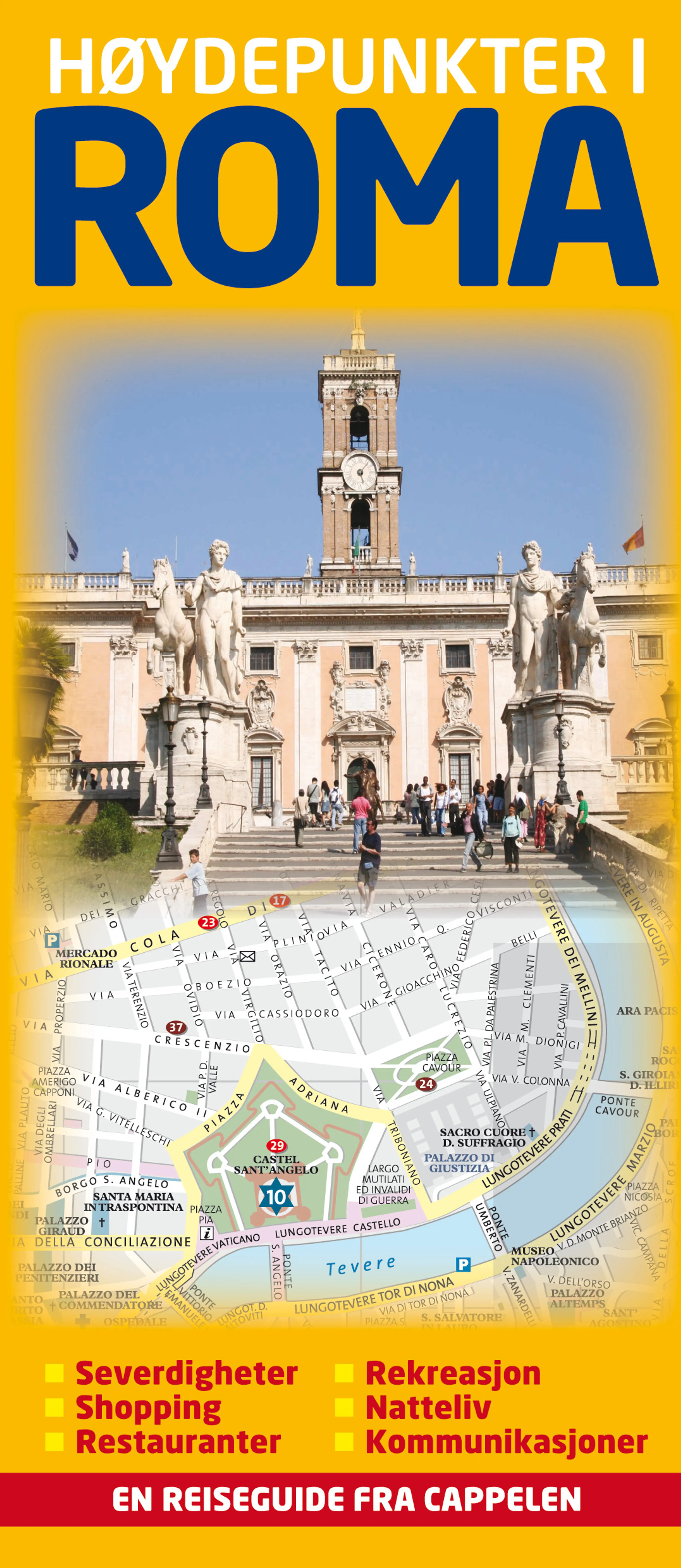 Omslag Høydepunkter i Roma (Innbundet)