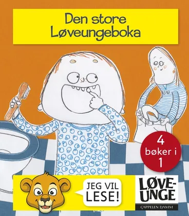 Omslag Den store løveungeboka av Nhu Diep, Siri Gjelsvik, Camilla Kuhn og Jan Chr. Næss (Innbundet)