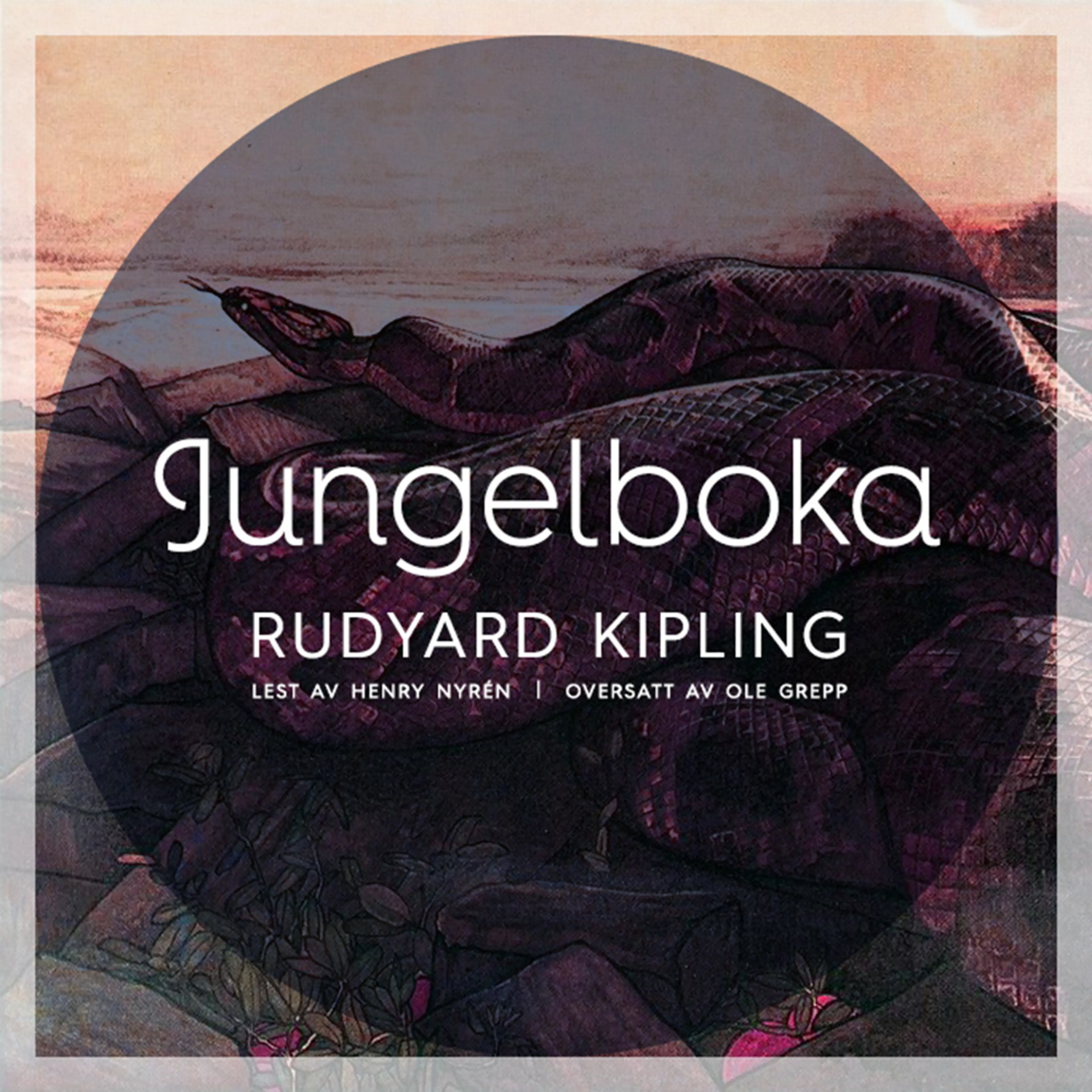 Omslag Jungelboka av Rudyard Kipling (Lydbok)