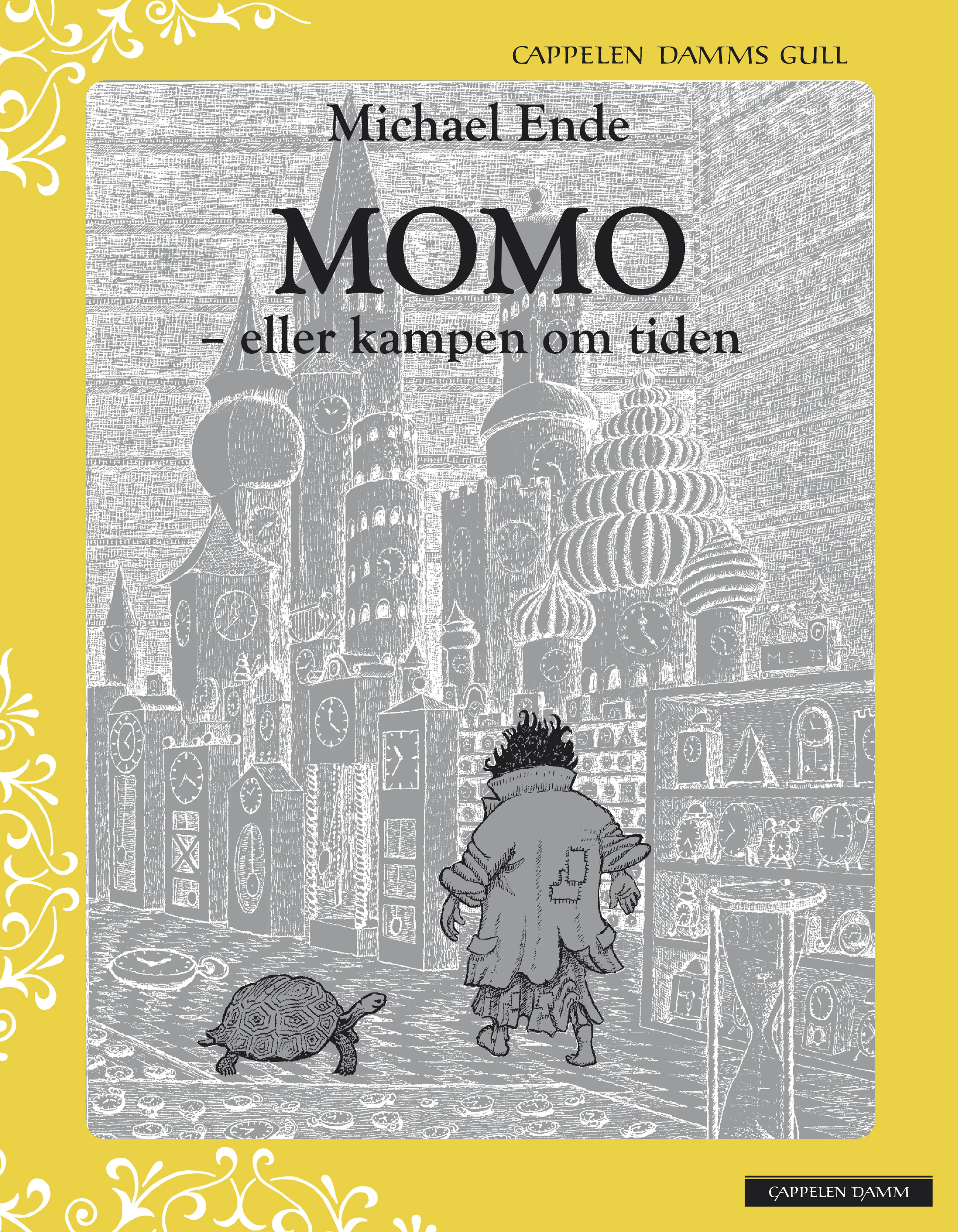 Omslag Momo, eller kampen om tiden - Cappelen Damms Gull av Michael Ende (Innbundet)