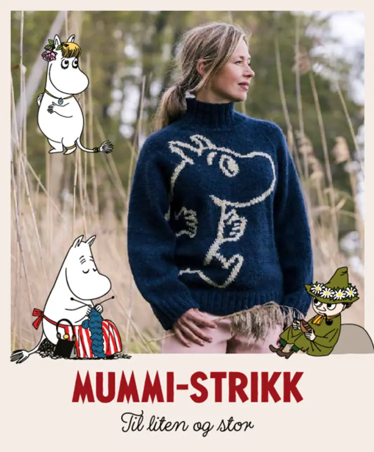 Omslag Mummi-strikk (Innbundet)