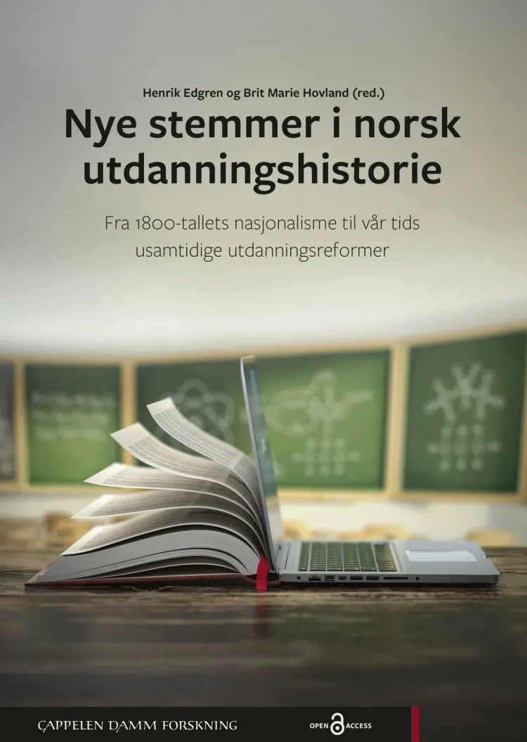 Omslag Nye stemmer i norsk utdanningshistorie av Henrik Edgren og Brit Marie Hovland (red.) (Ebok)