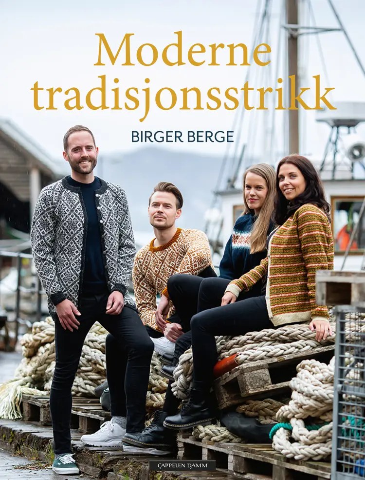 Omslag Moderne tradisjonsstrikk av Birger Berge (Innbundet)