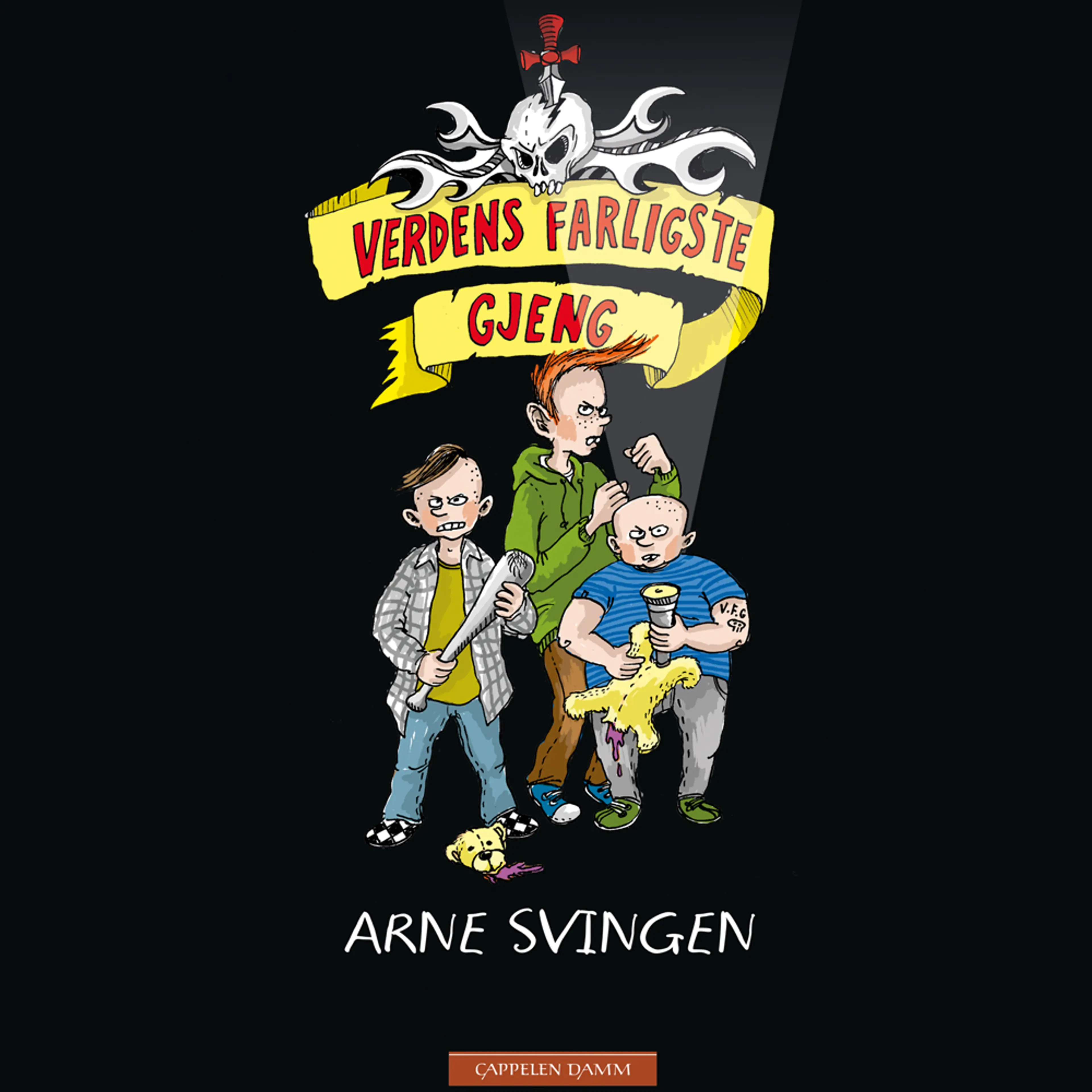 Omslag Verdens farligste gjeng av Arne Svingen (Lydbok)