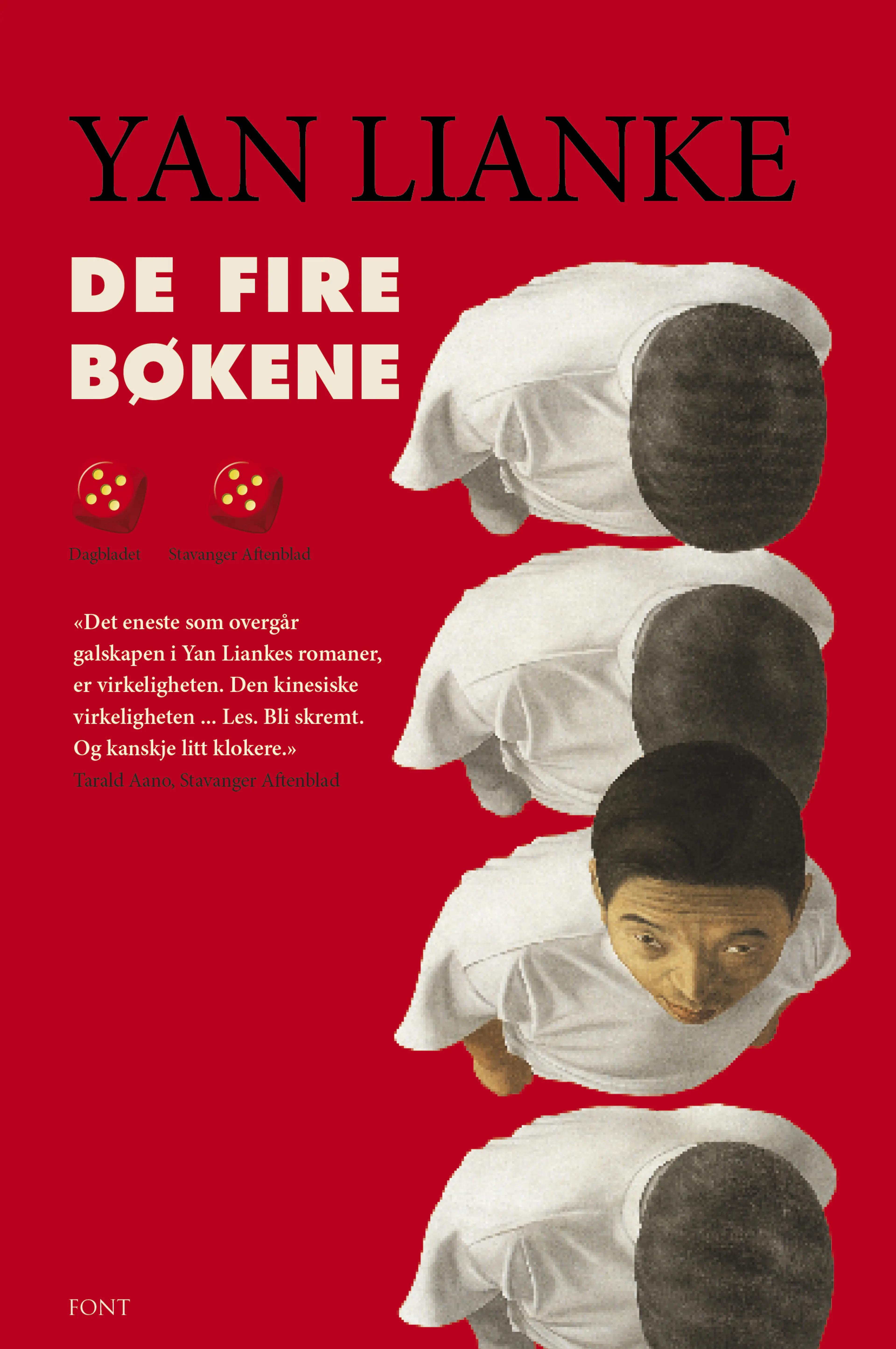 Omslag De fire bøkene av Yan Lianke (Heftet)