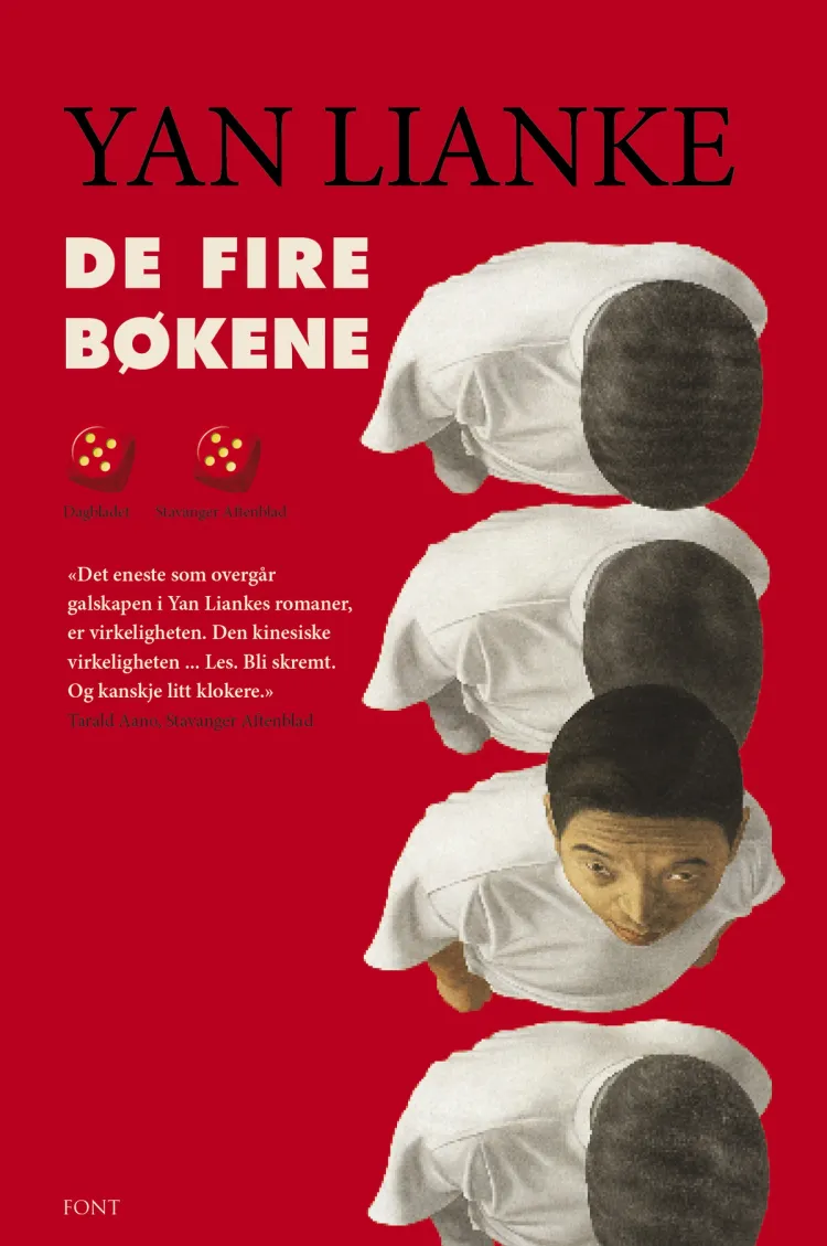 Omslag De fire bøkene av Yan Lianke (Heftet)