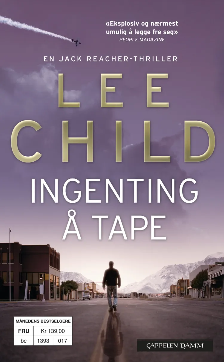 Omslag Ingenting å tape av Child, Lee (Heftet)