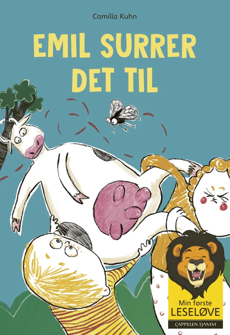 Omslag Min første leseløve - Emil surrer det til av Camilla Kuhn (Innbundet)